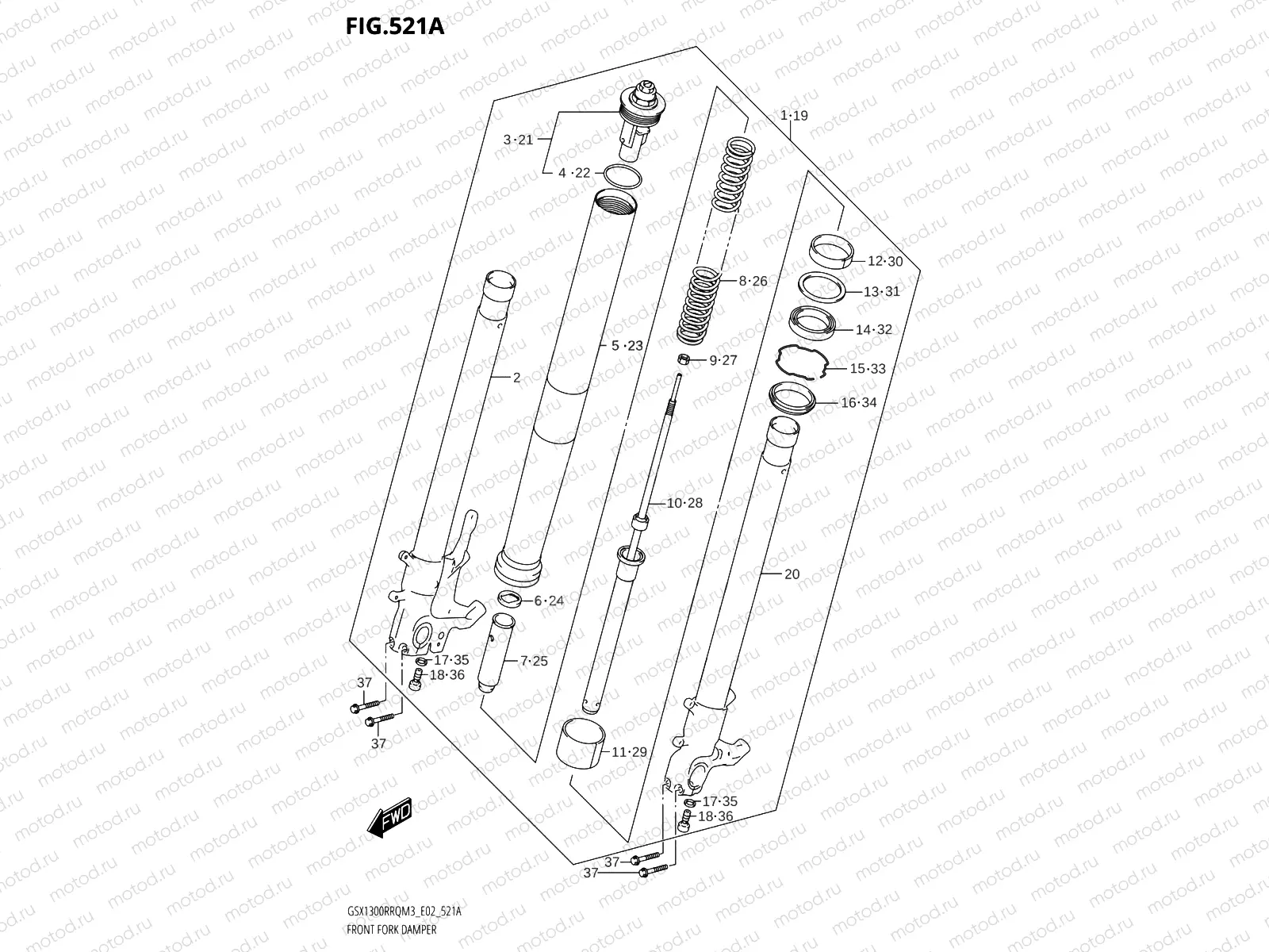 521A - FRONT FORK DAMPER