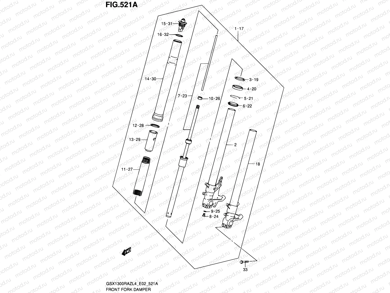 521A - FRONT FORK DAMPER