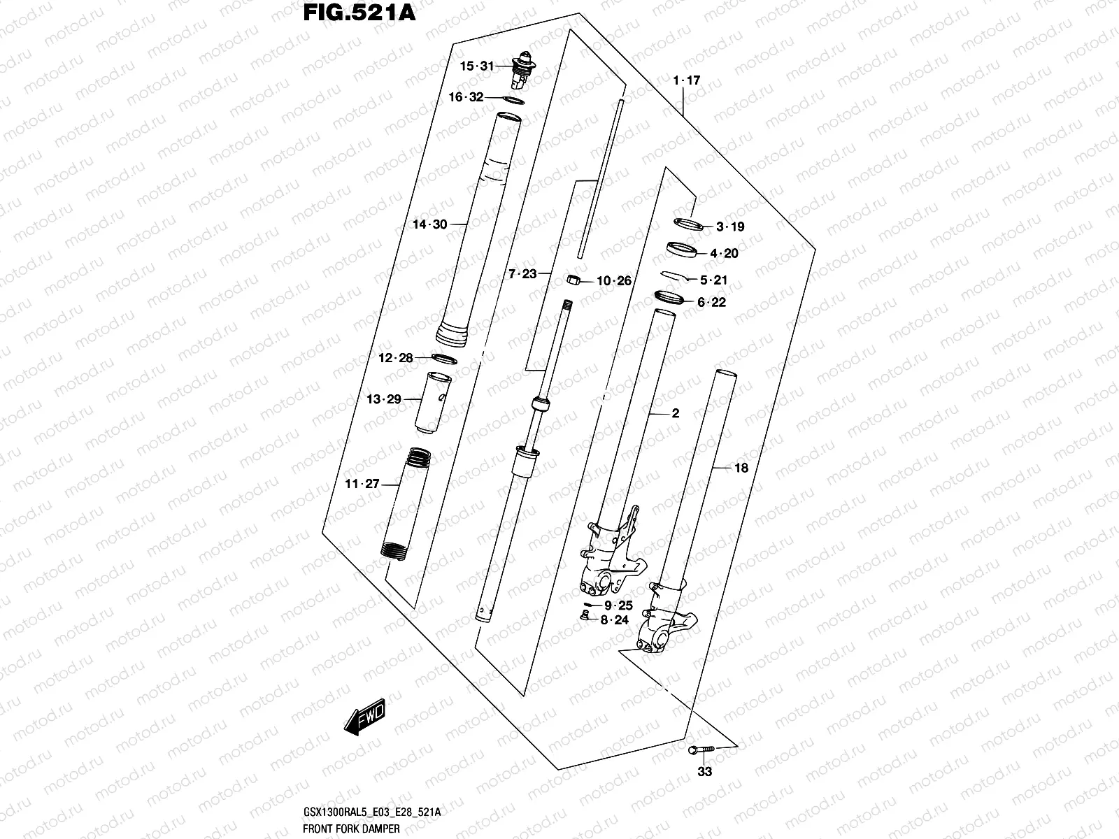 521A - FRONT FORK DAMPER
