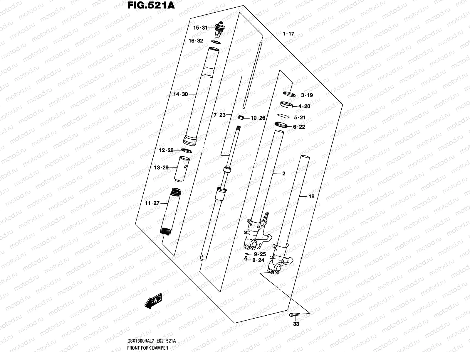 521A - FRONT FORK DAMPER