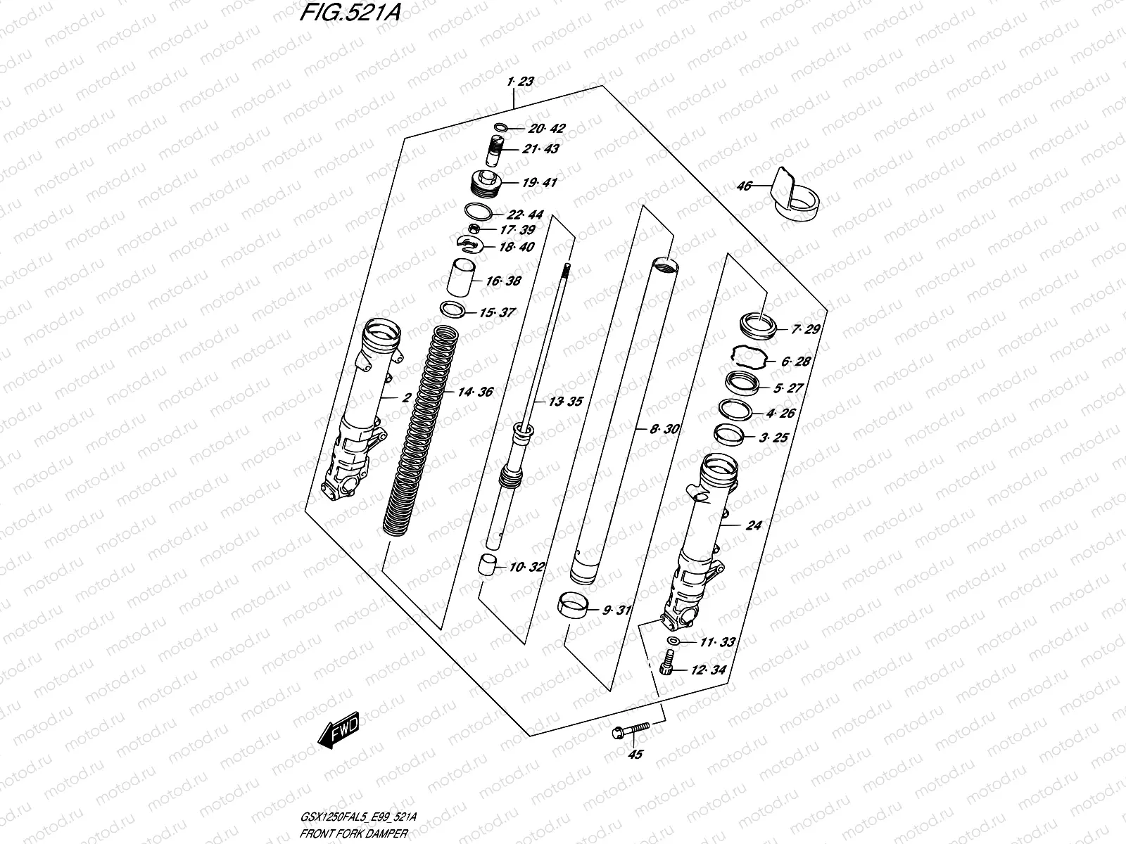 521A - FRONT FORK DAMPER
