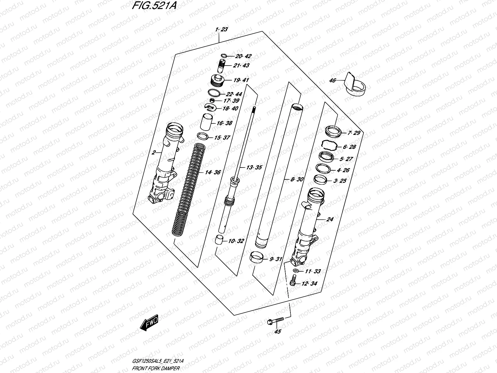 521A - FRONT FORK DAMPER
