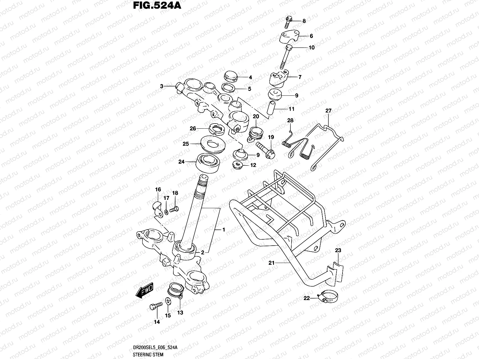 524A - STEERING STEM