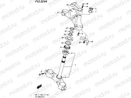 524A - STEERING STEM