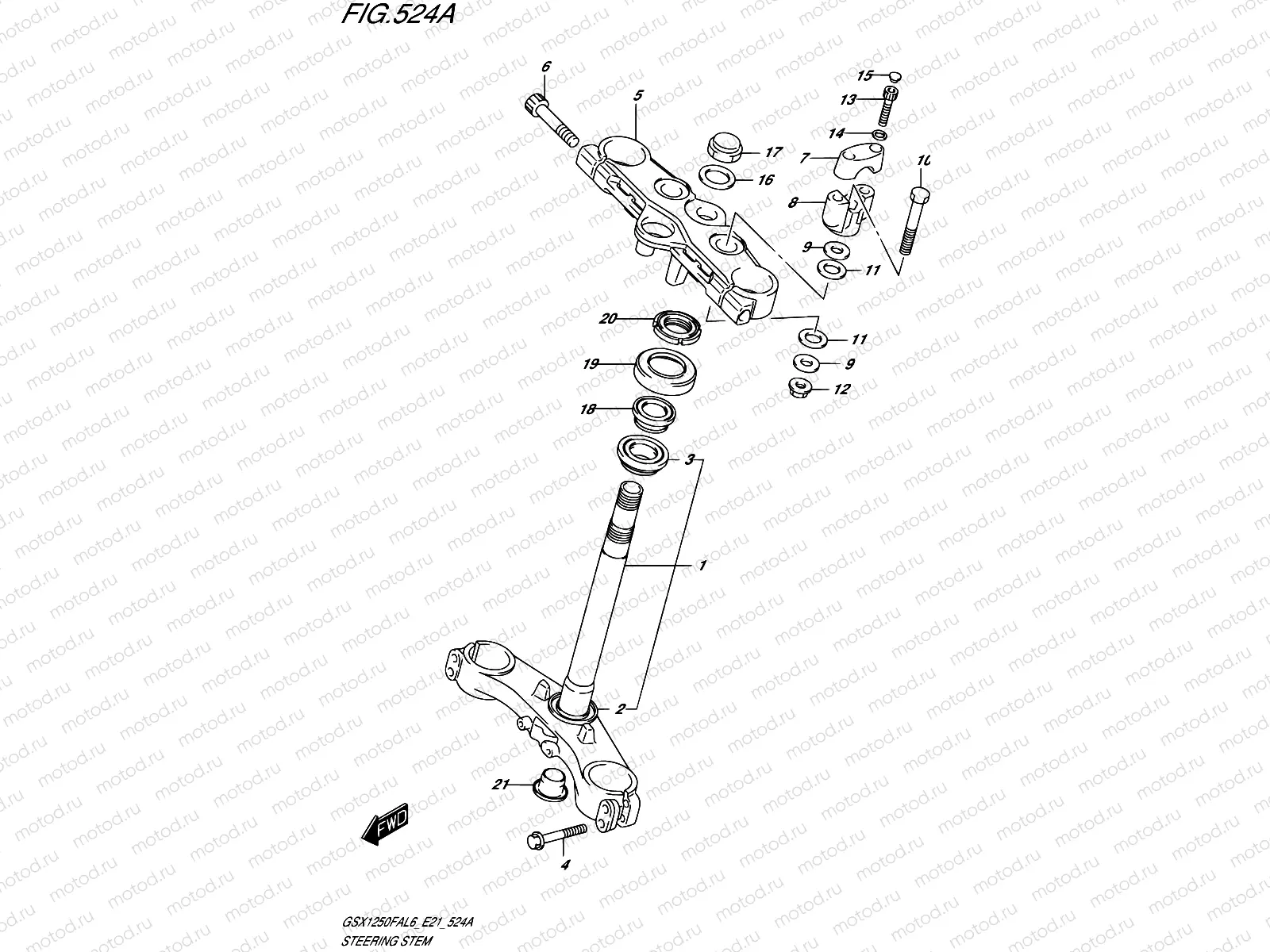 524A - STEERING STEM