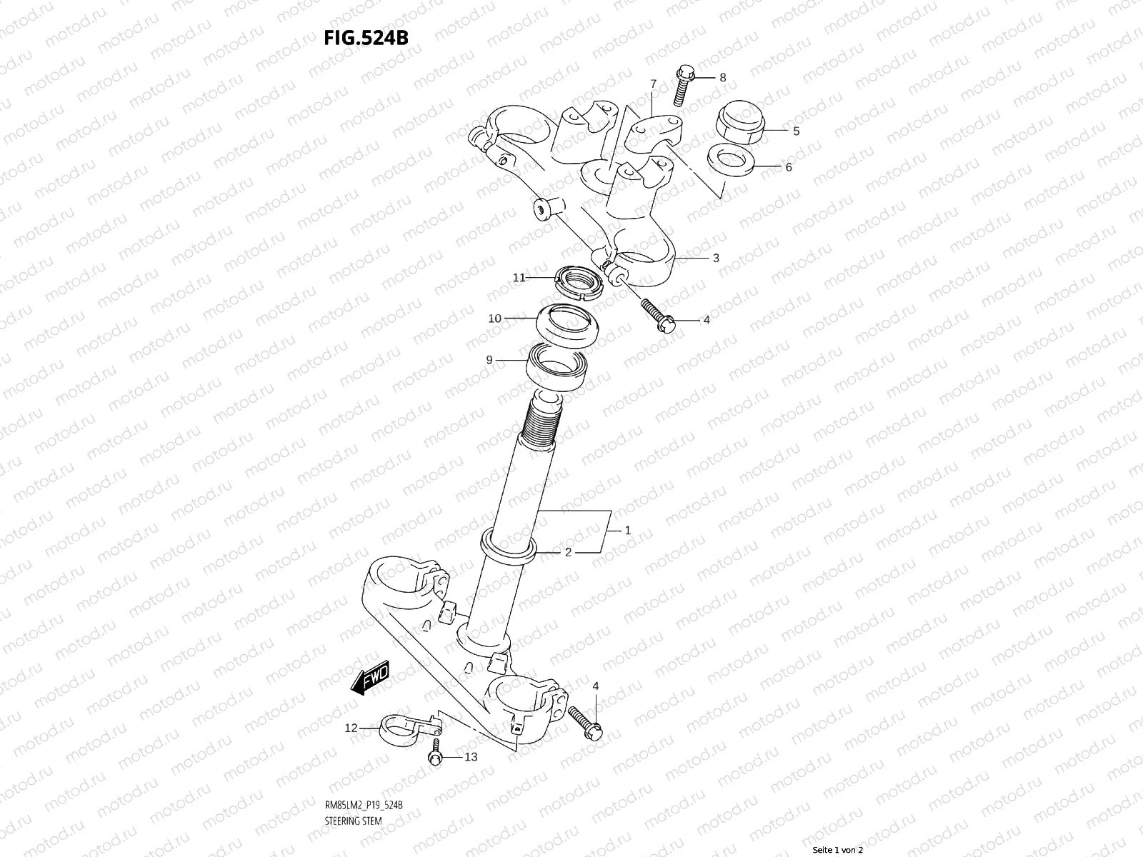 524B - STEERING STEM