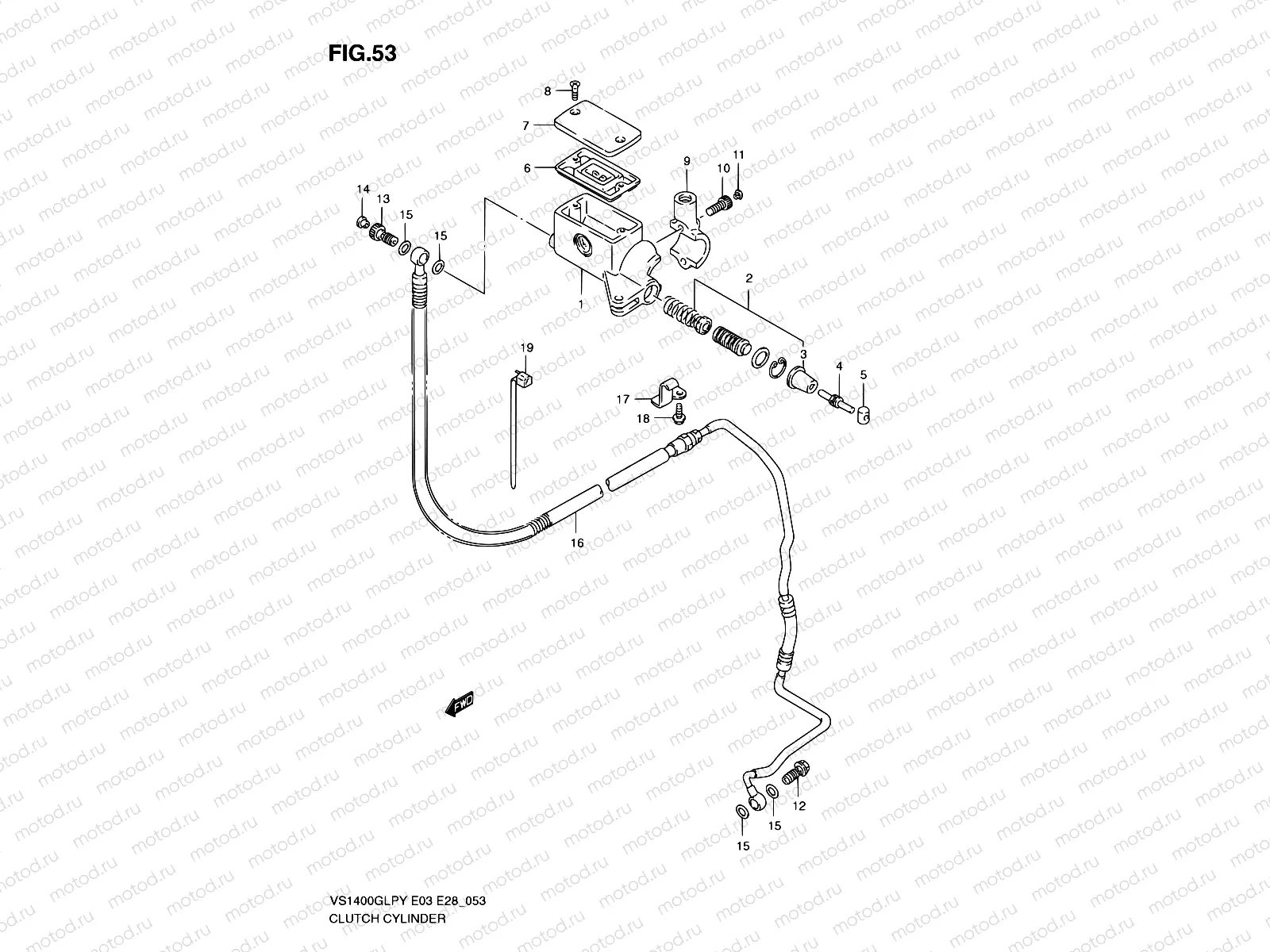 53 - CLUTCH CYLINDER