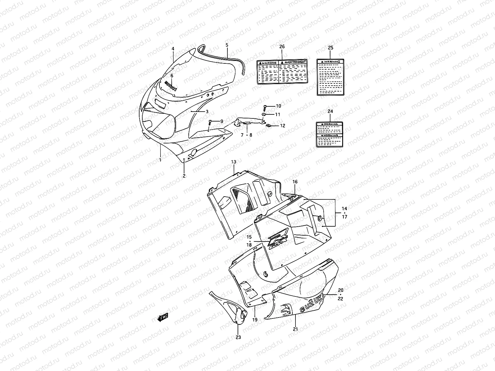 53 - COWLING BODY (3SL/3RZ)