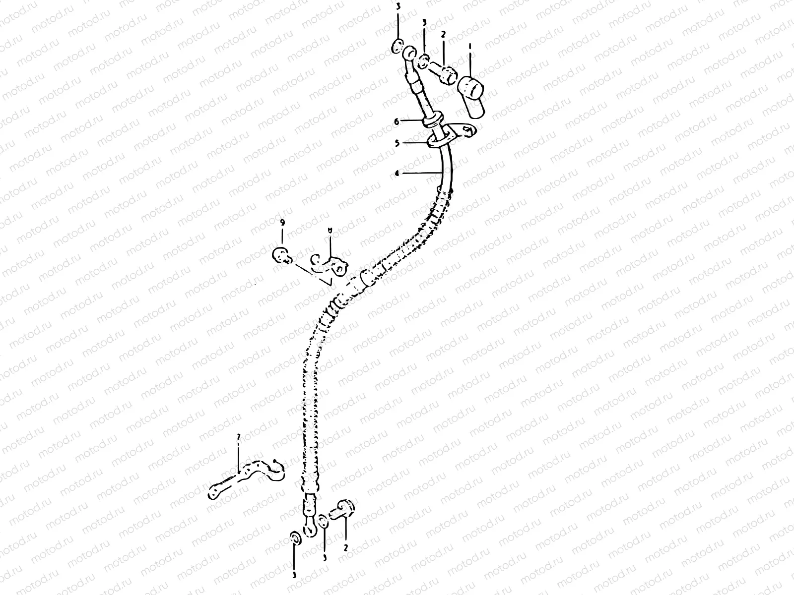 53 - FRONT BRAKE HOSE