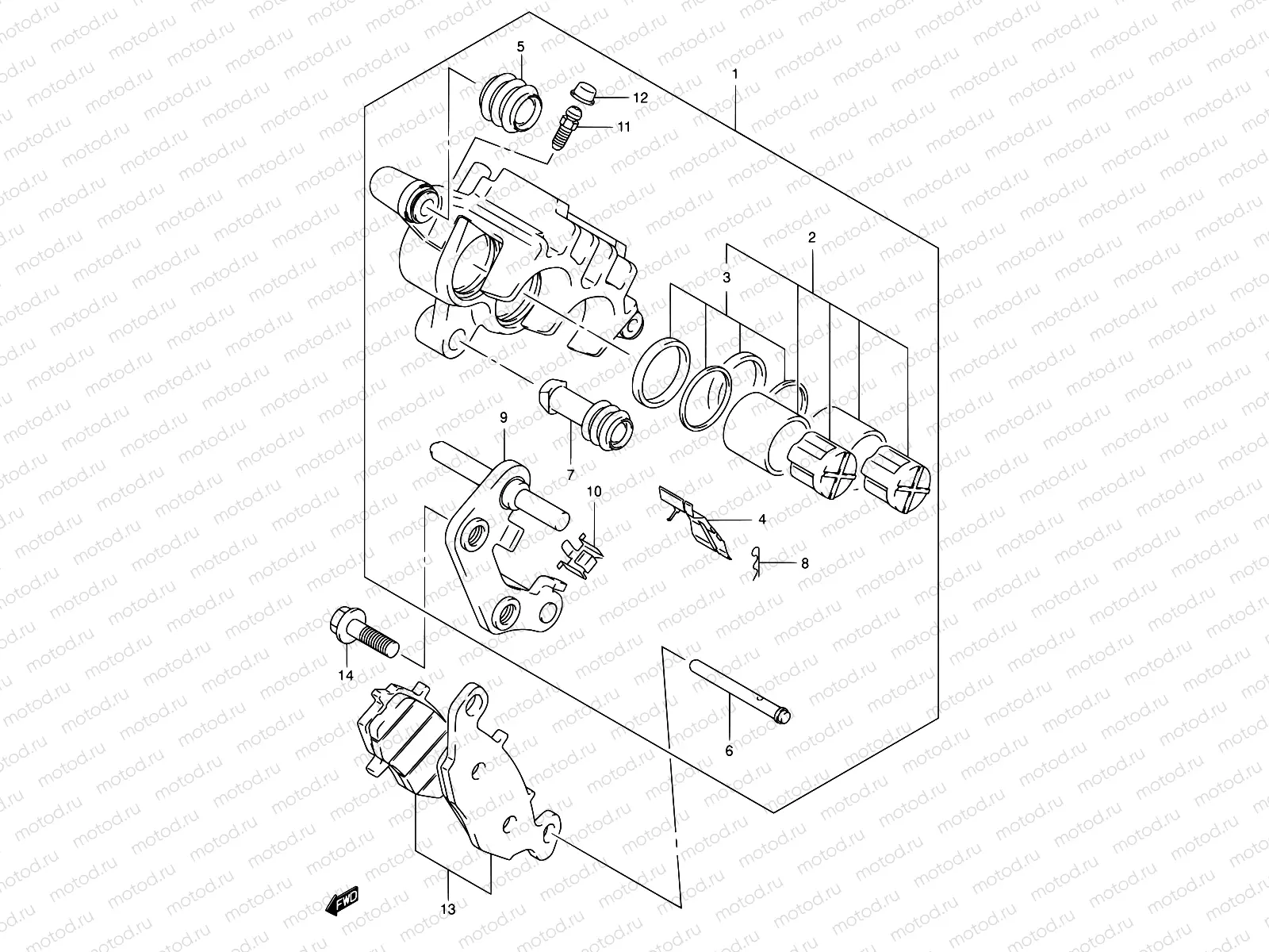 53 - FRONT CALIPER