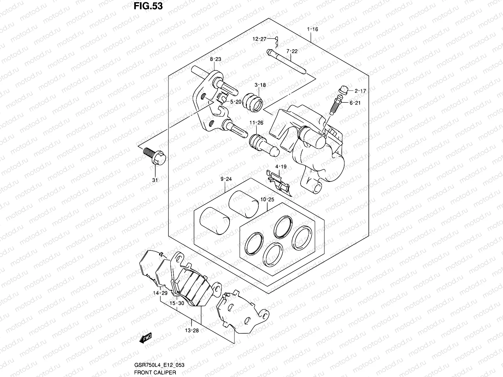 53 - FRONT CALIPER