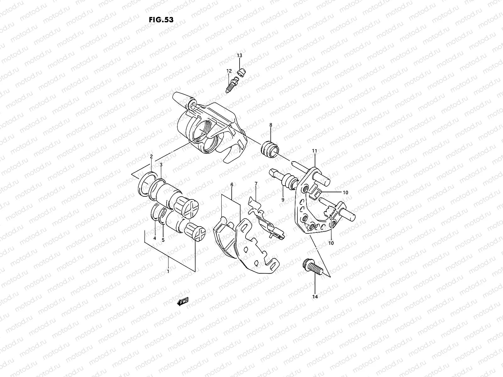 53 - FRONT CALIPER