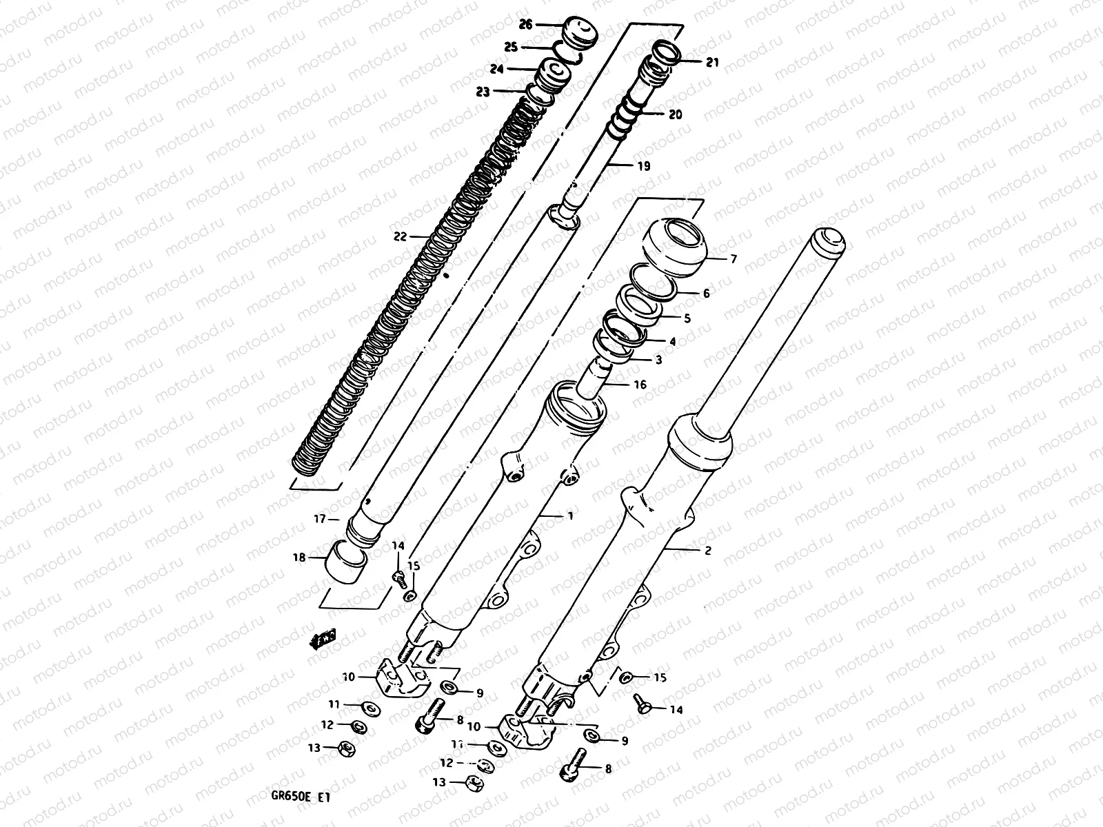 53 - FRONT DAMPER (GR650D/E)