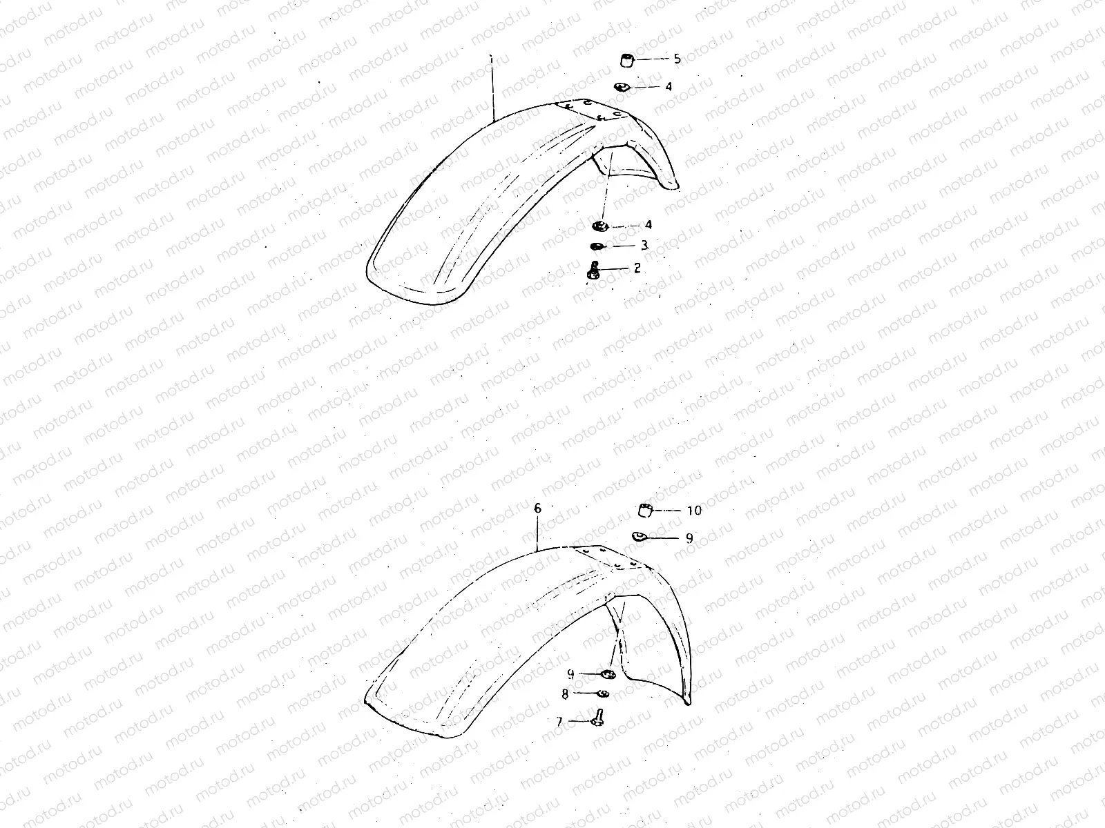 53 - FRONT FENDER