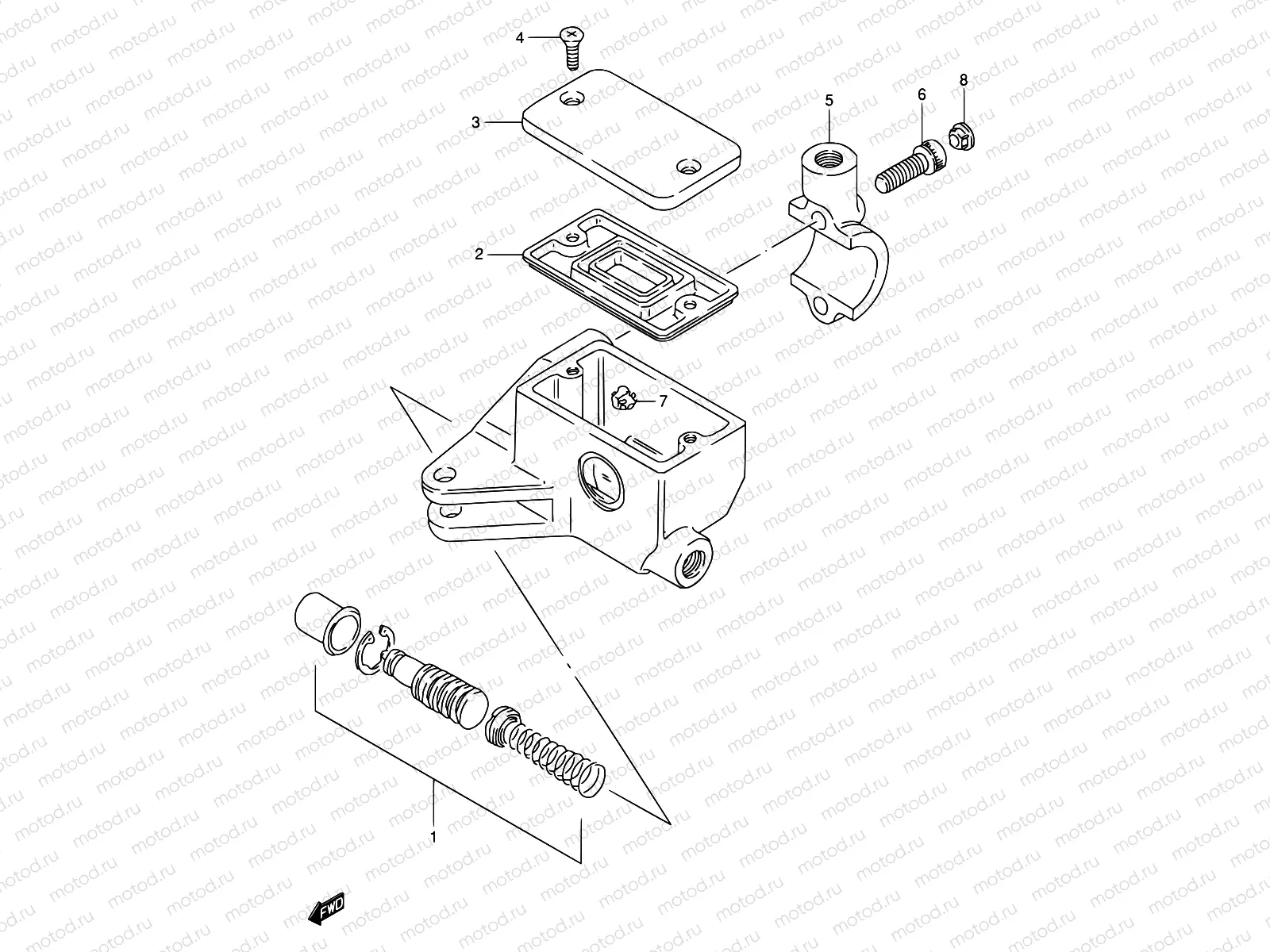53 - FRONT MASTER CYLINDER
