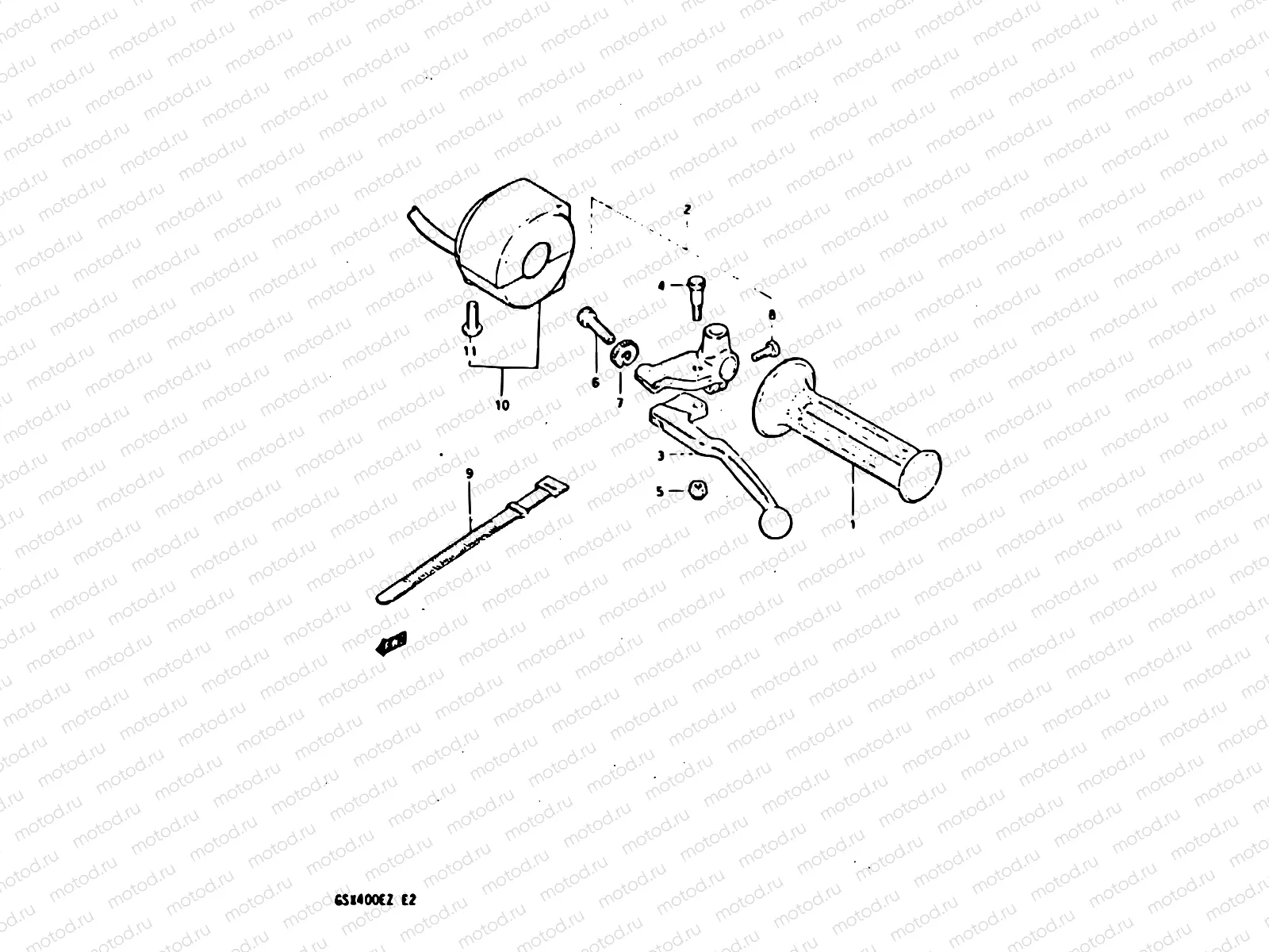 53 - LEFT HANDLE SWITCH