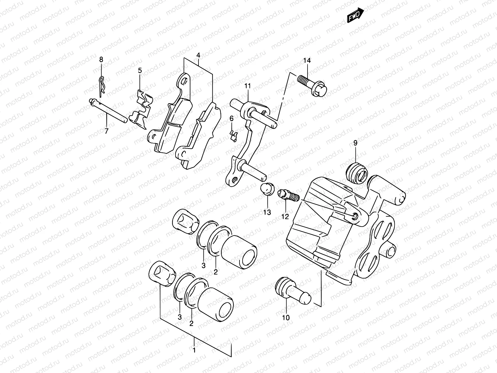 53 - REAR CALIPER