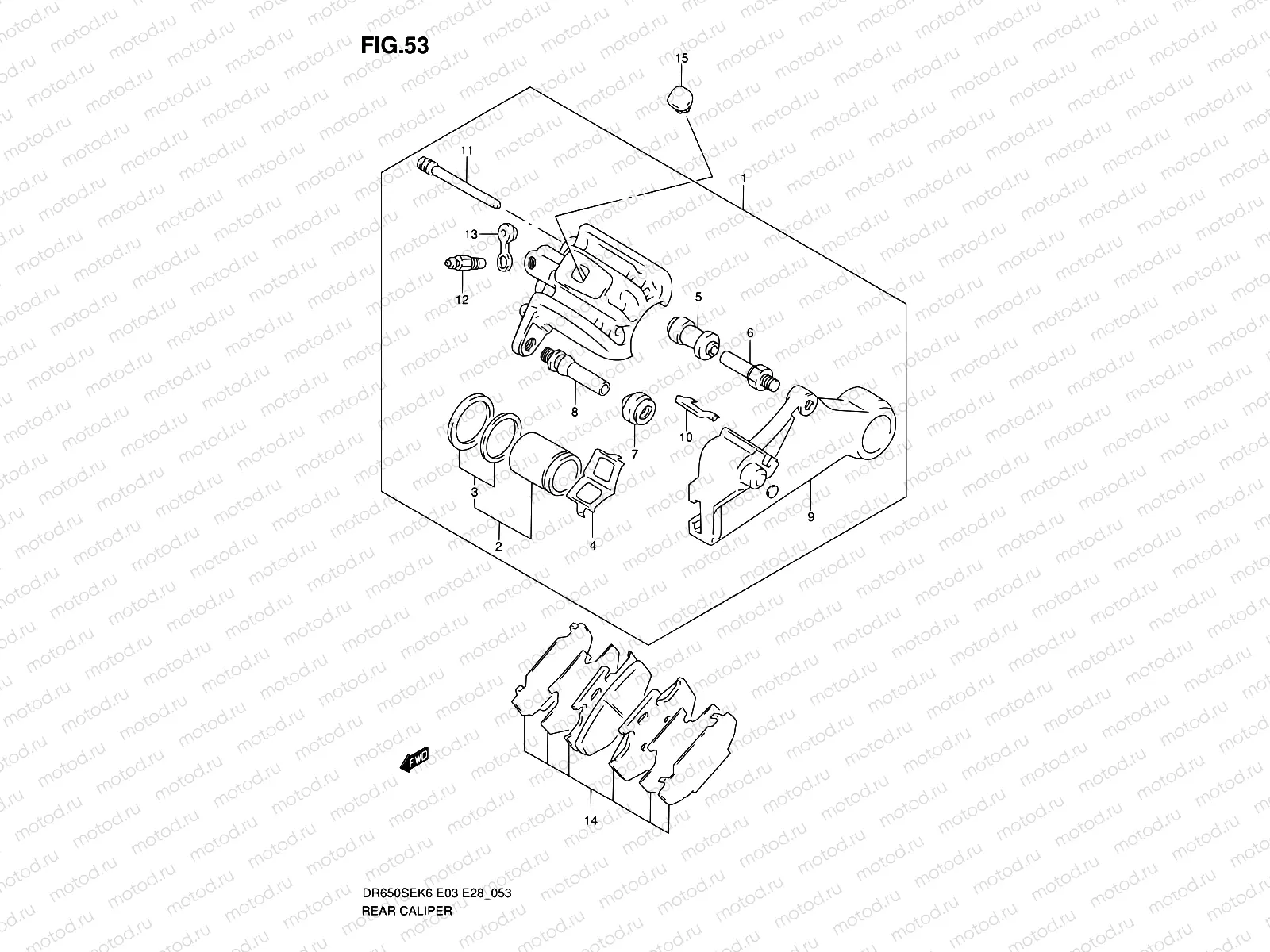 53 - REAR CALIPER