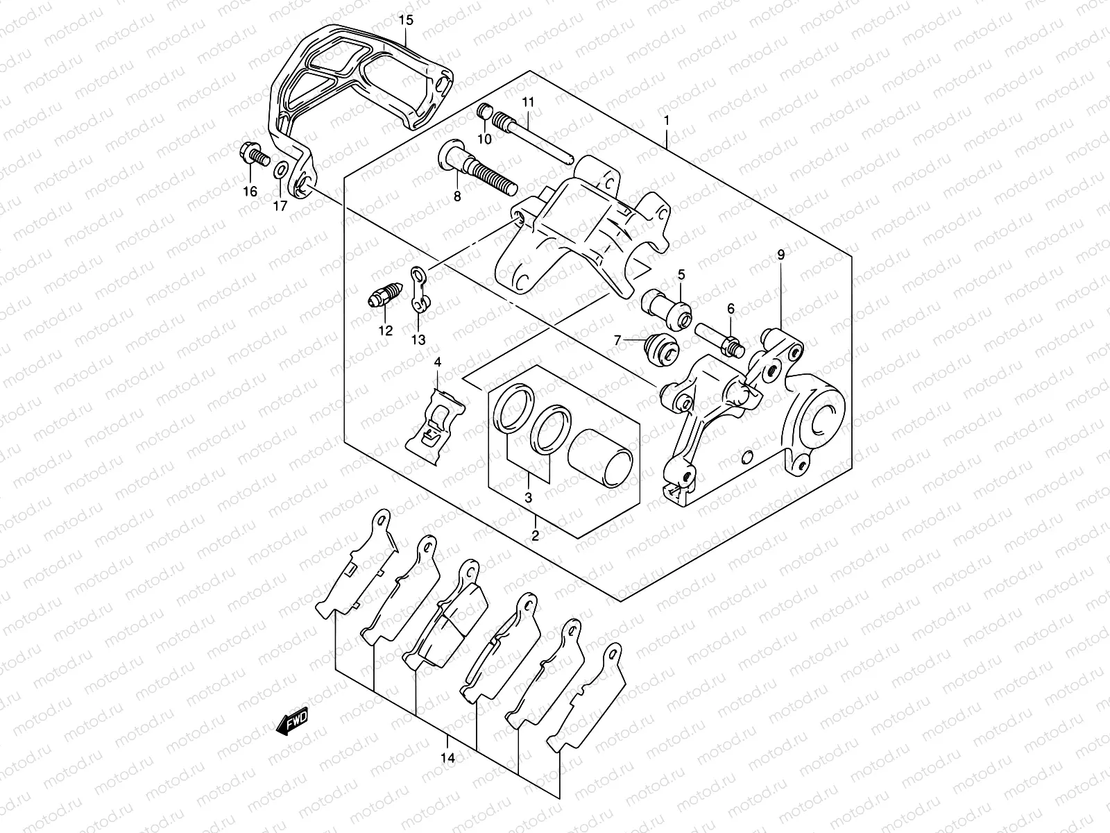 53 - REAR CALIPER