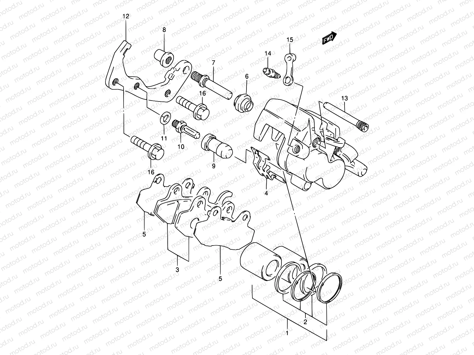 53 - REAR CALIPER
