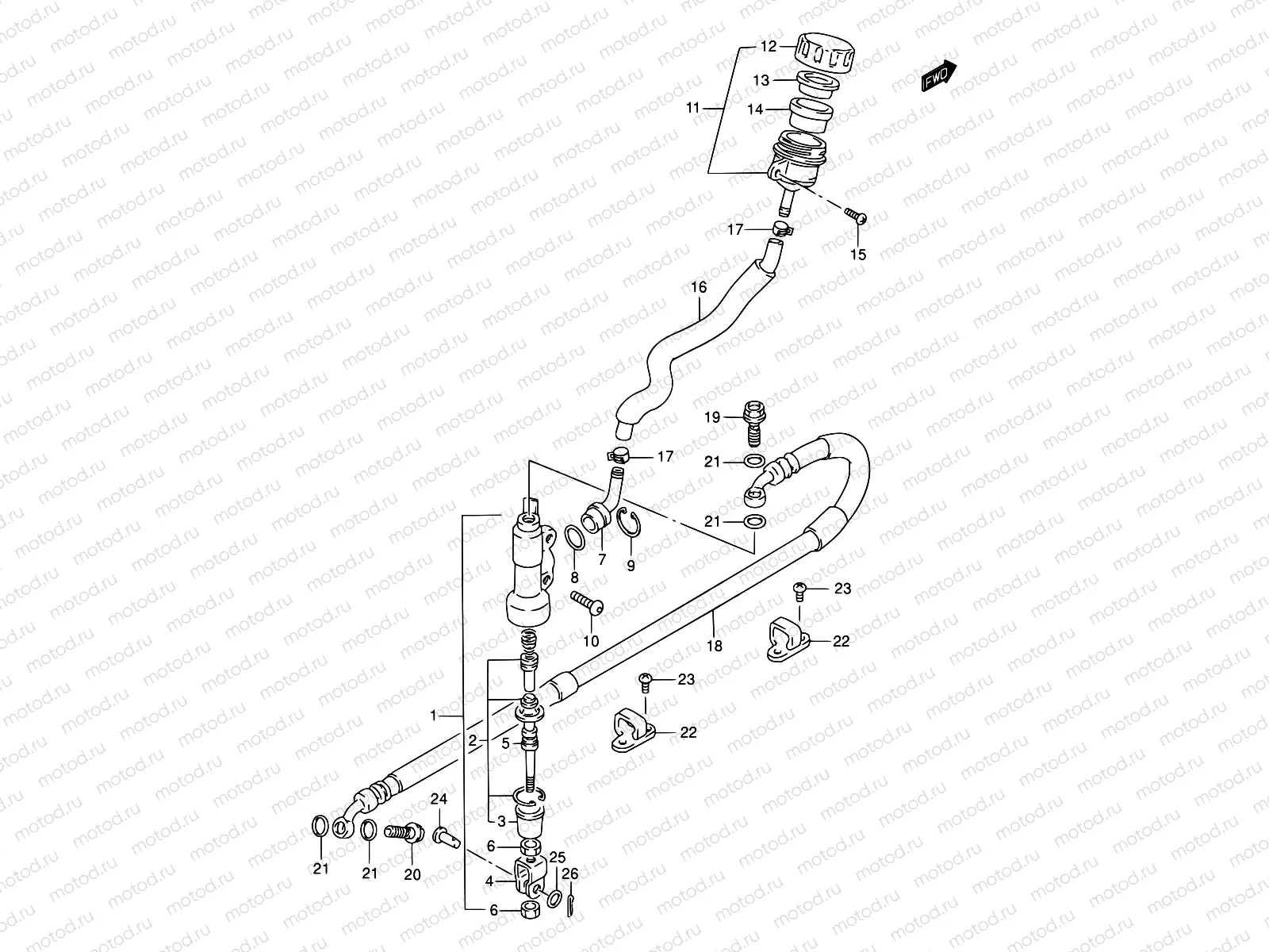 53 - REAR MASTER CYLINDER