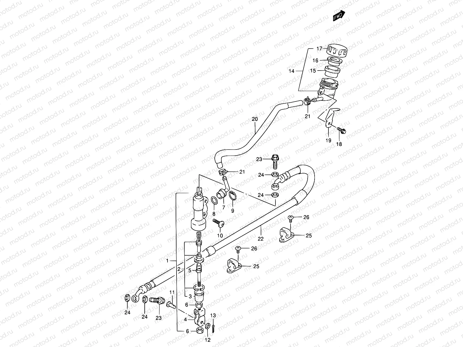 53 - REAR MASTER CYLINDER