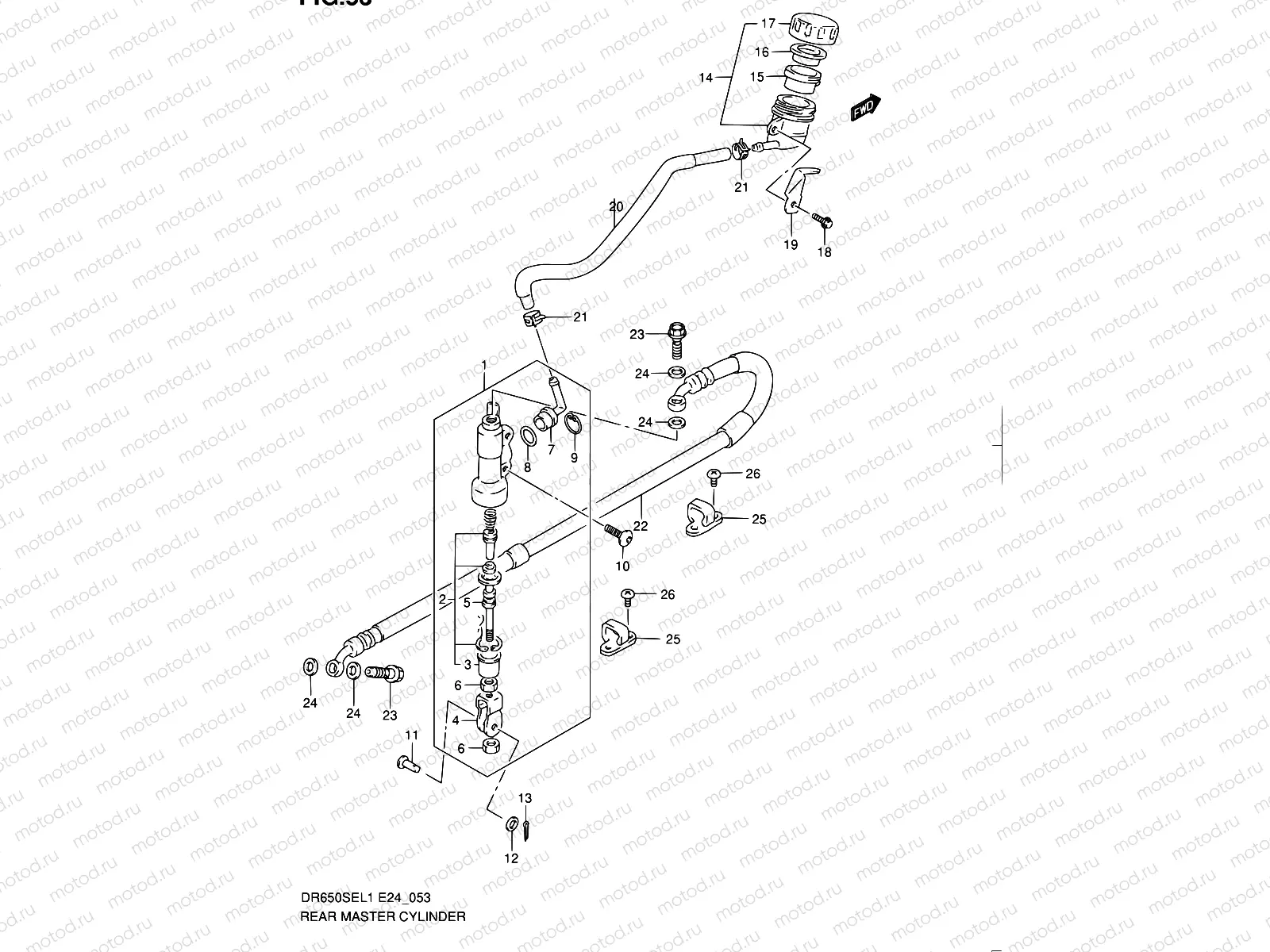 53 - REAR MASTER CYLINDER