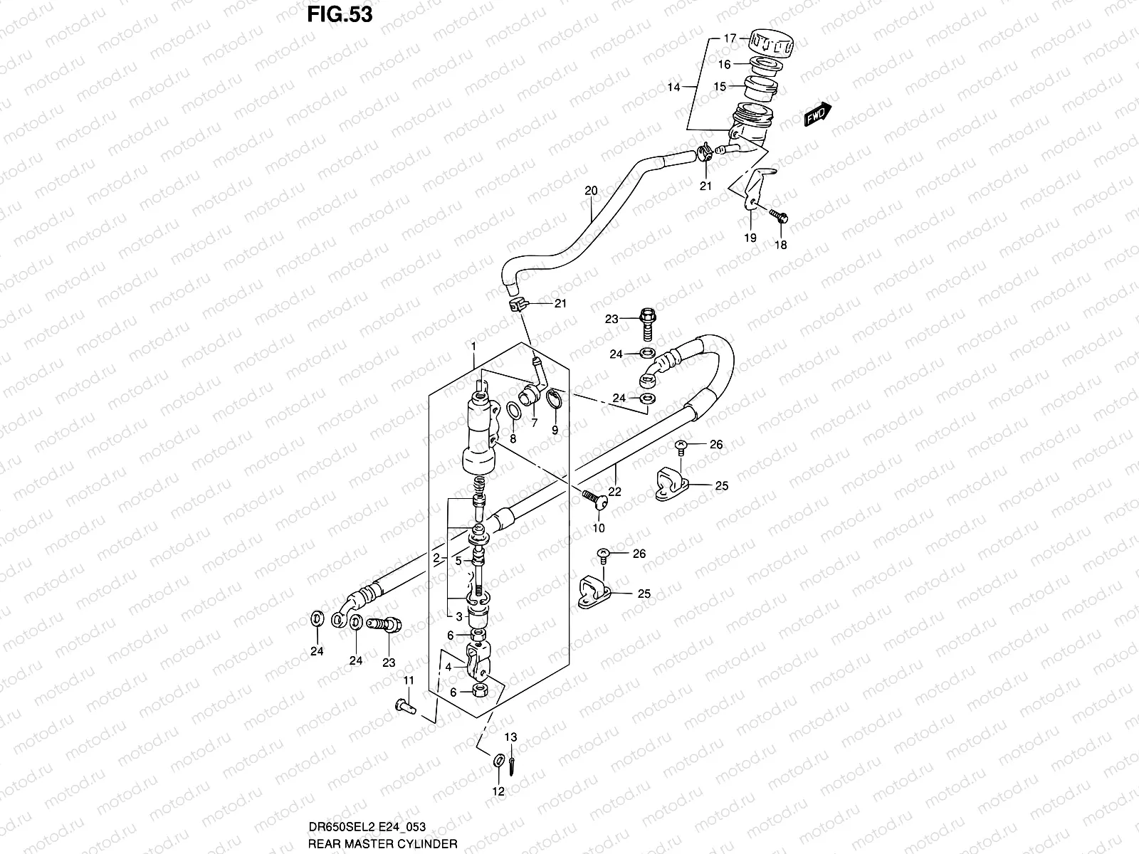 53 - REAR MASTER CYLINDER