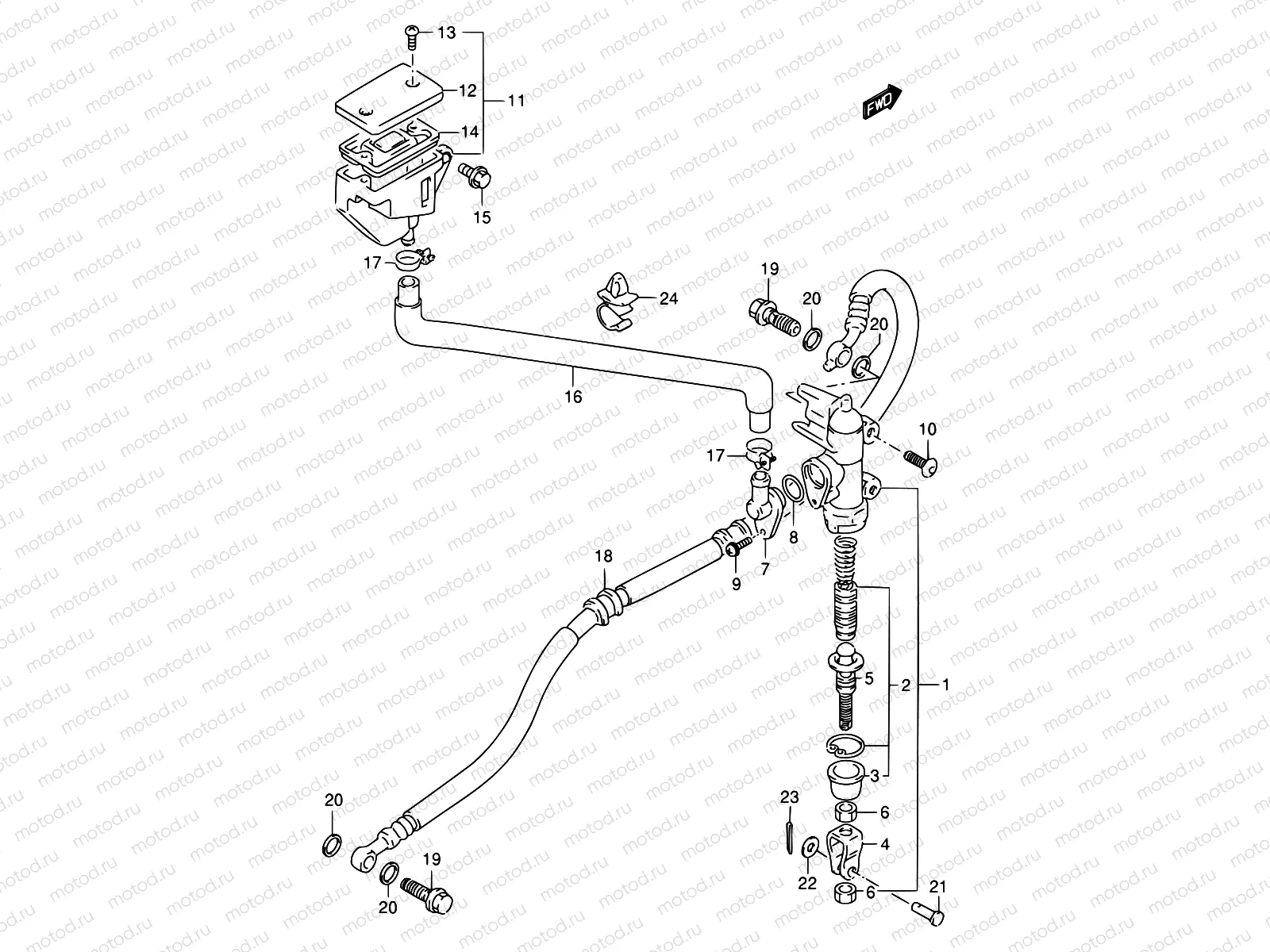 53 - REAR MASTER CYLINDER