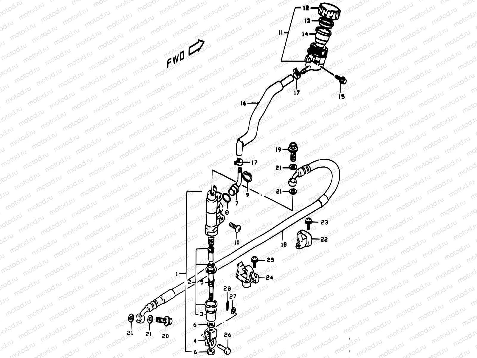 53 - REAR MASTER CYLINDER
