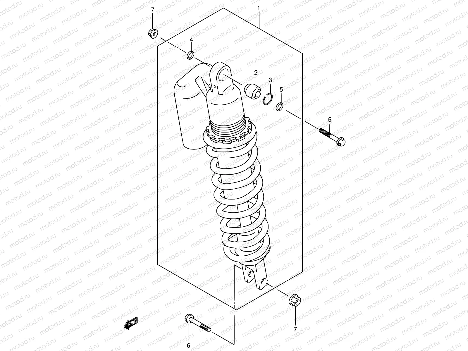 53 - REAR SHOCK ABSORBER