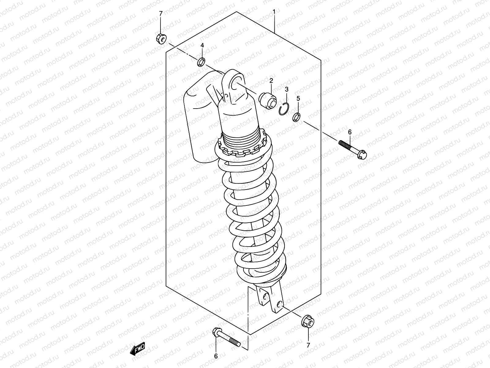 53 - REAR SHOCK ABSORBER