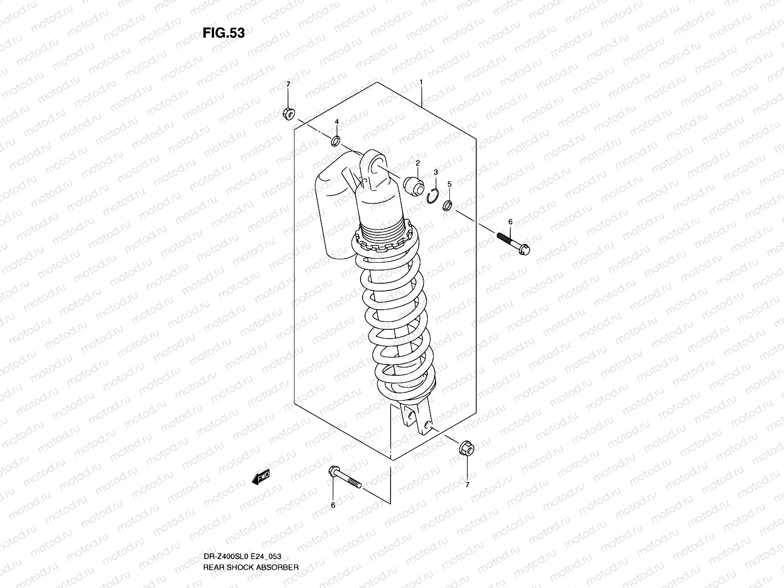 53 - REAR SHOCK ABSORBER