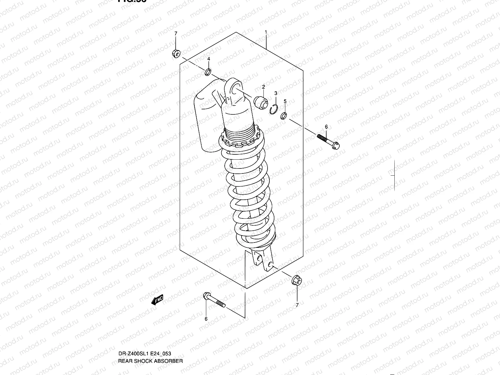 53 - REAR SHOCK ABSORBER