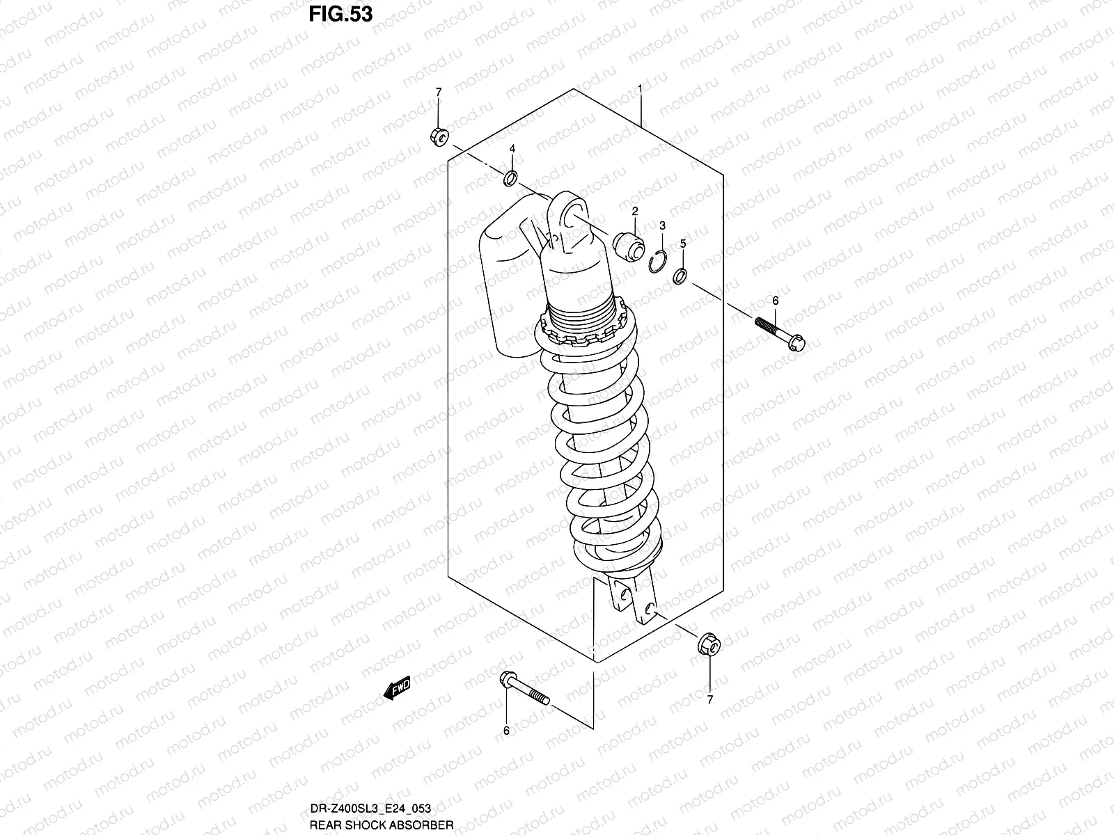 53 - REAR SHOCK ABSORBER