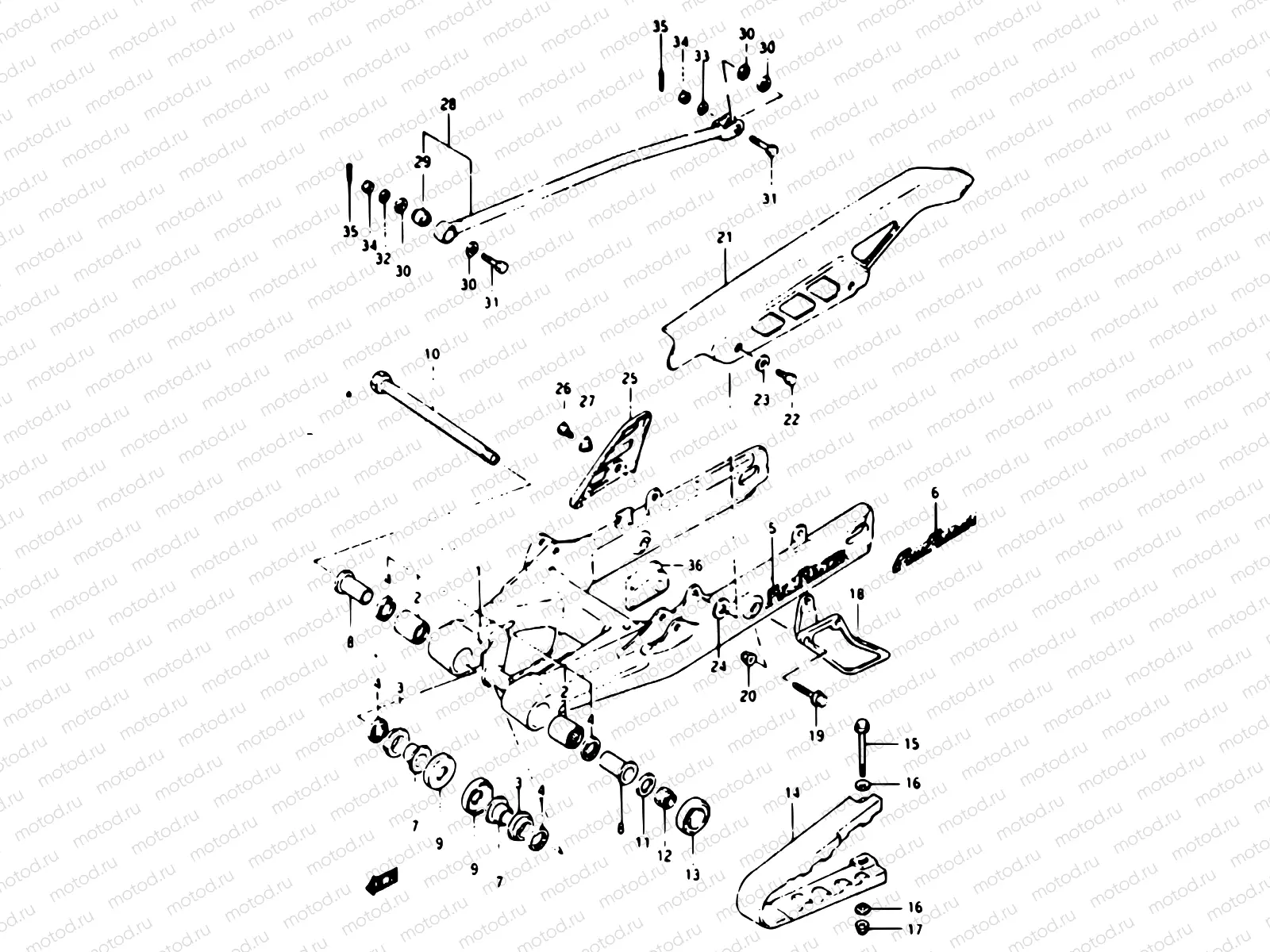 53 - REAR SWINGING ARM