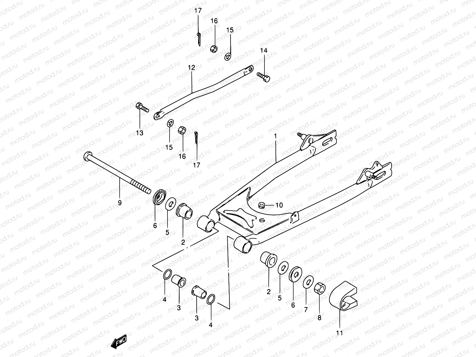 53 - REAR SWINGING ARM