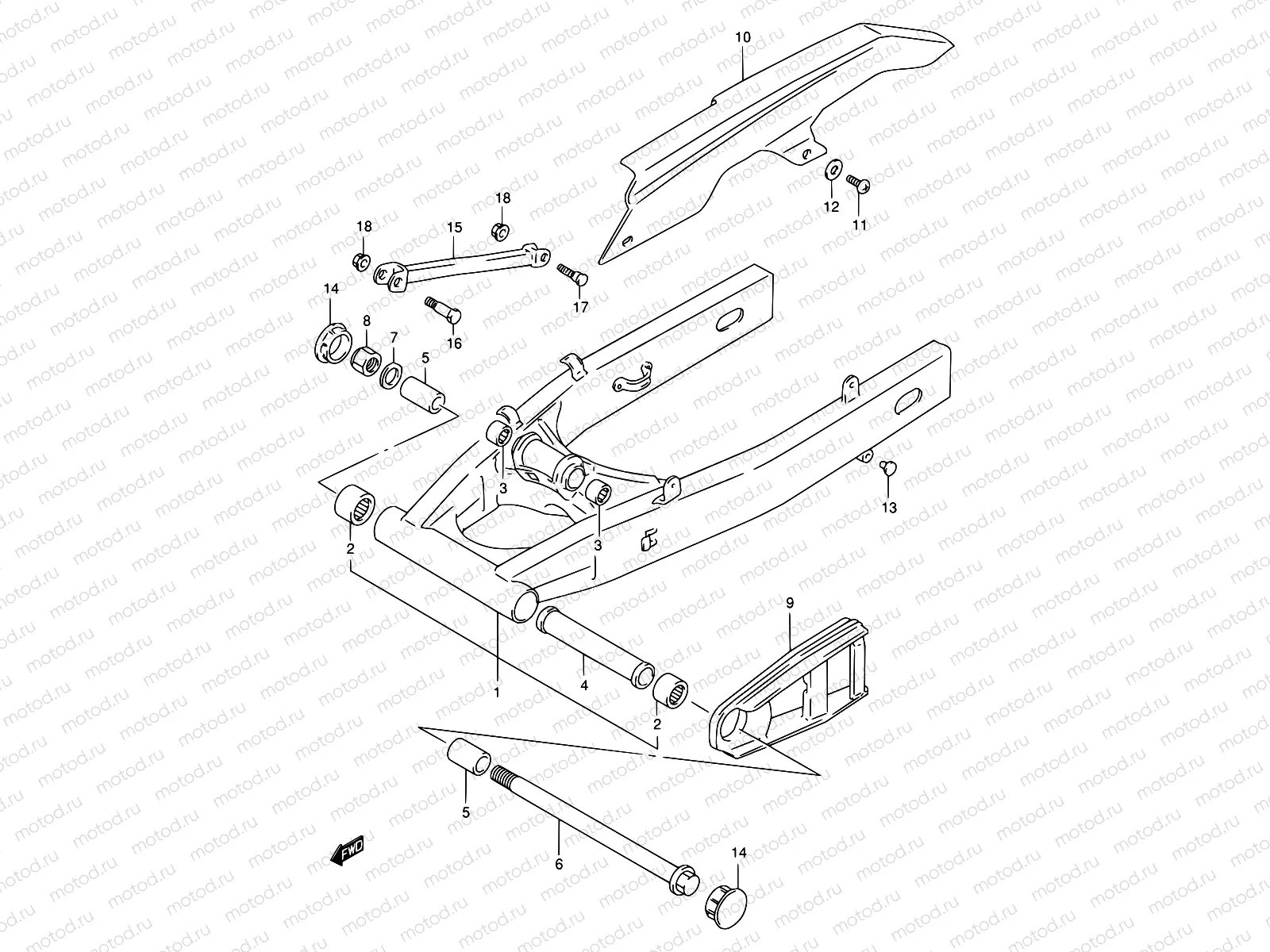 53 - REAR SWINGING ARM