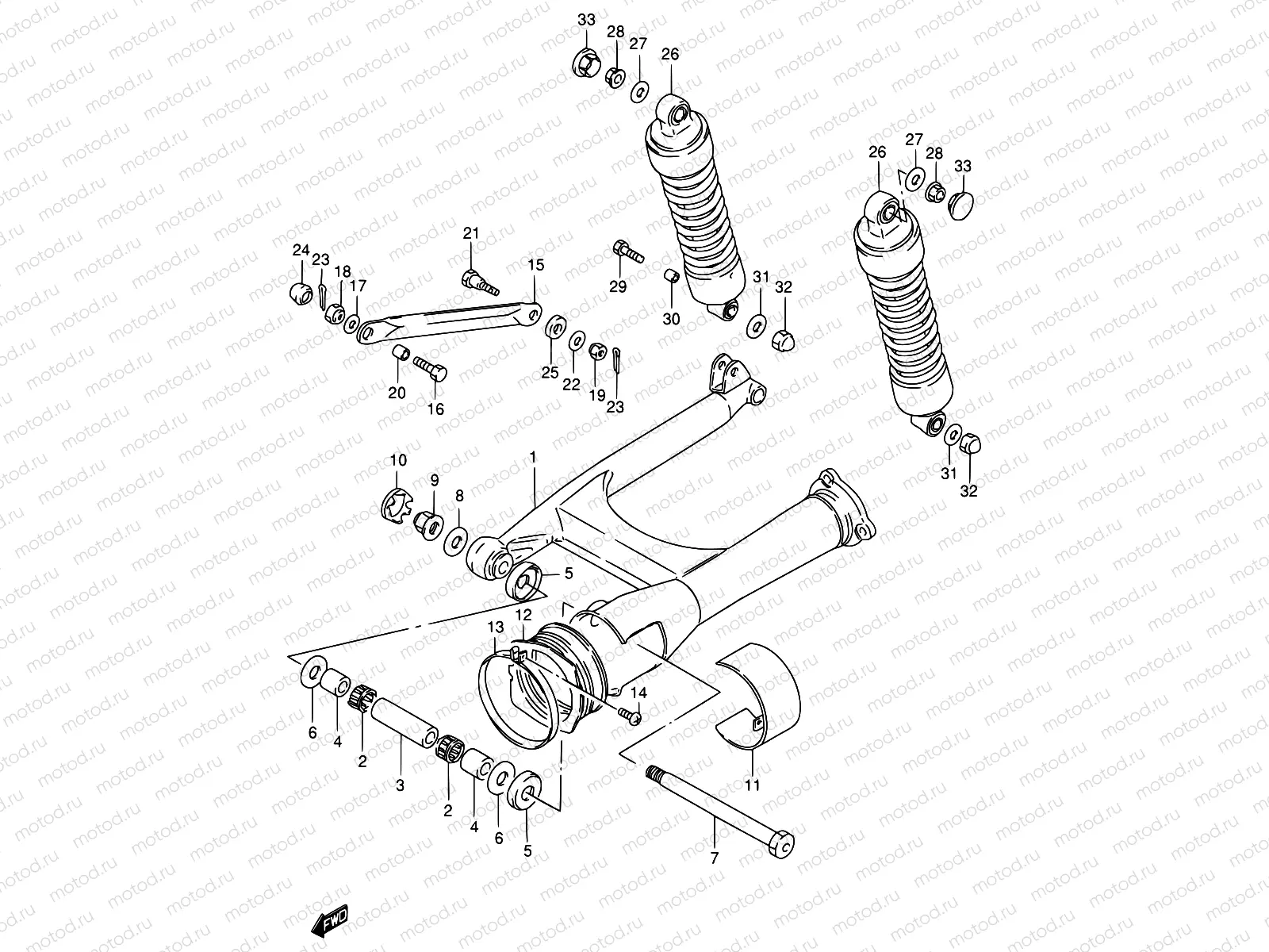 53 - REAR SWINGING ARM