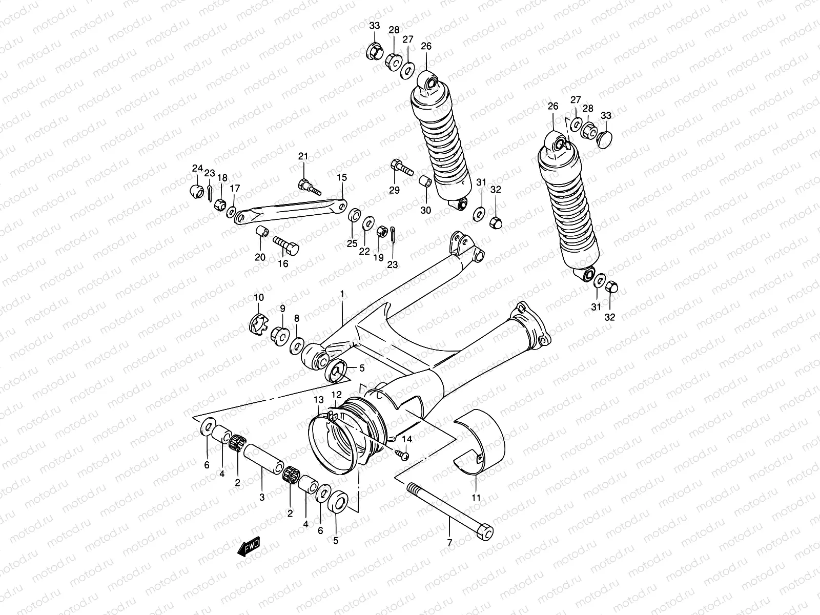 53 - REAR SWINGING ARM