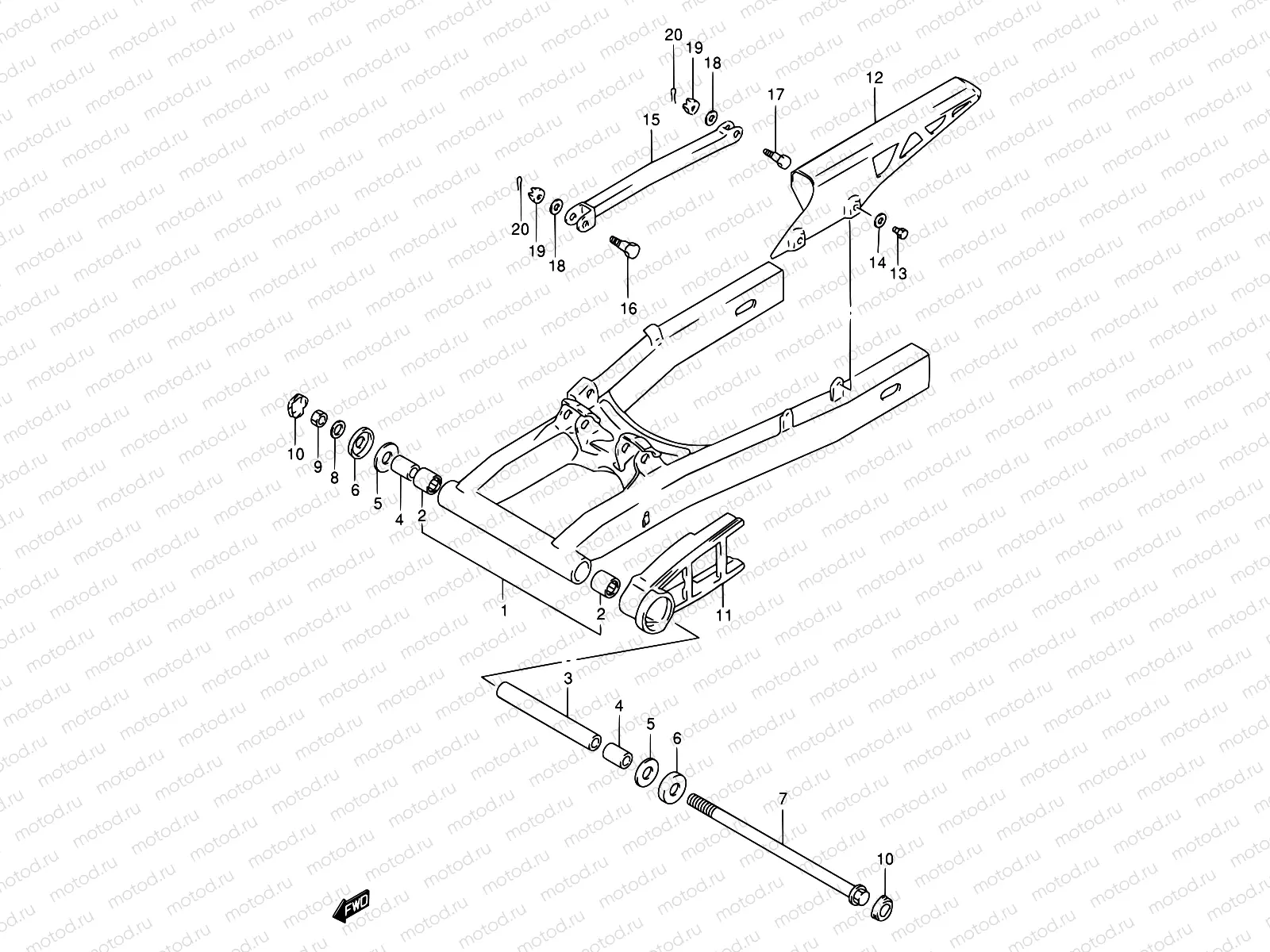 53 - REAR SWINGING ARM