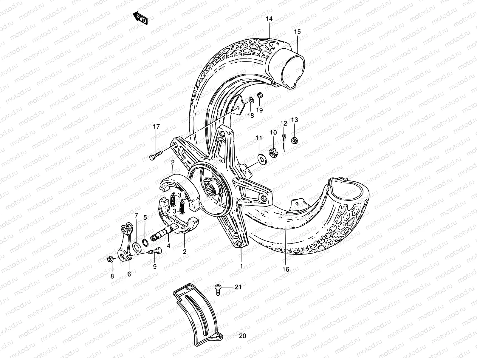 53 - REAR WHEEL