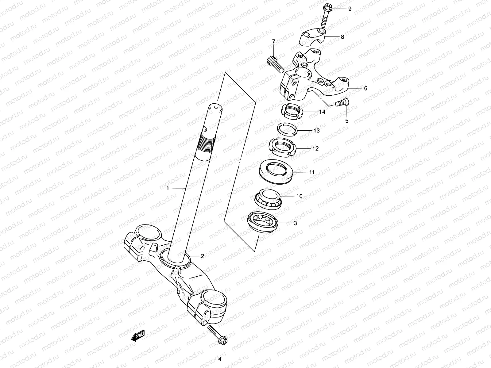 53 - STEERING STEM