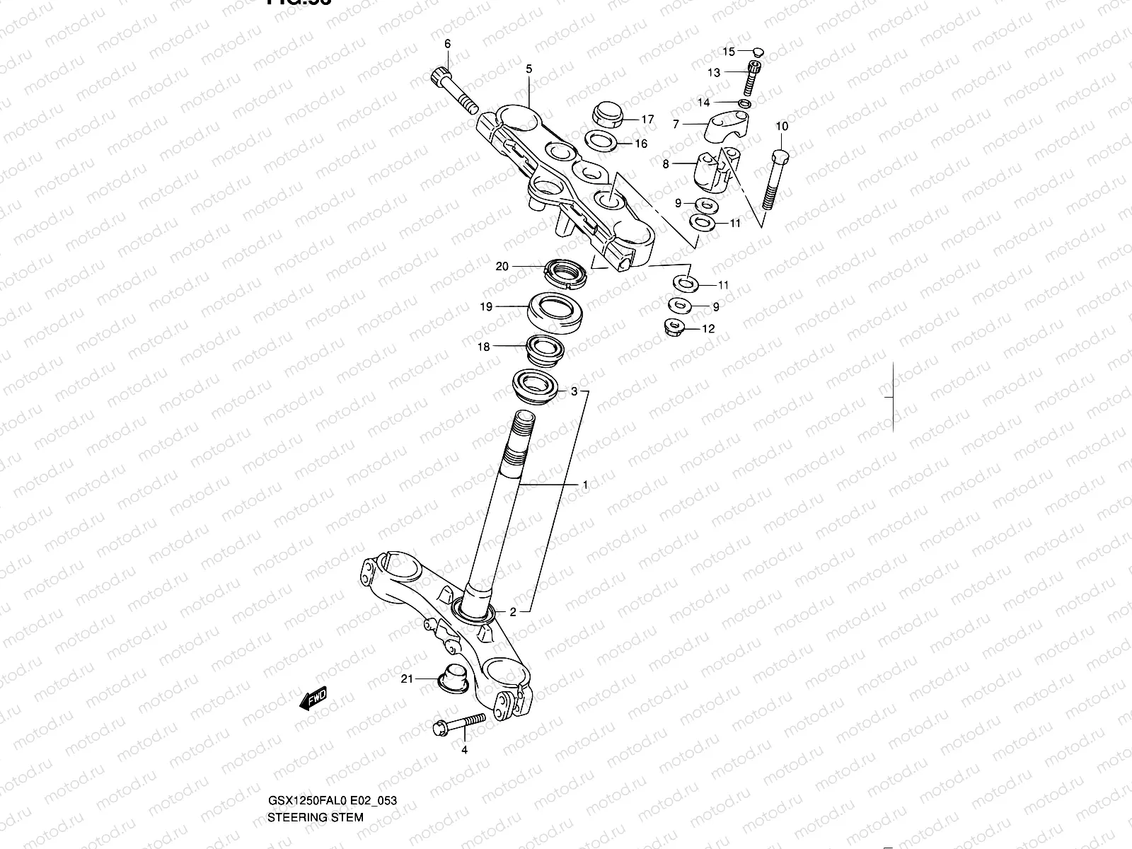53 - STEERING STEM