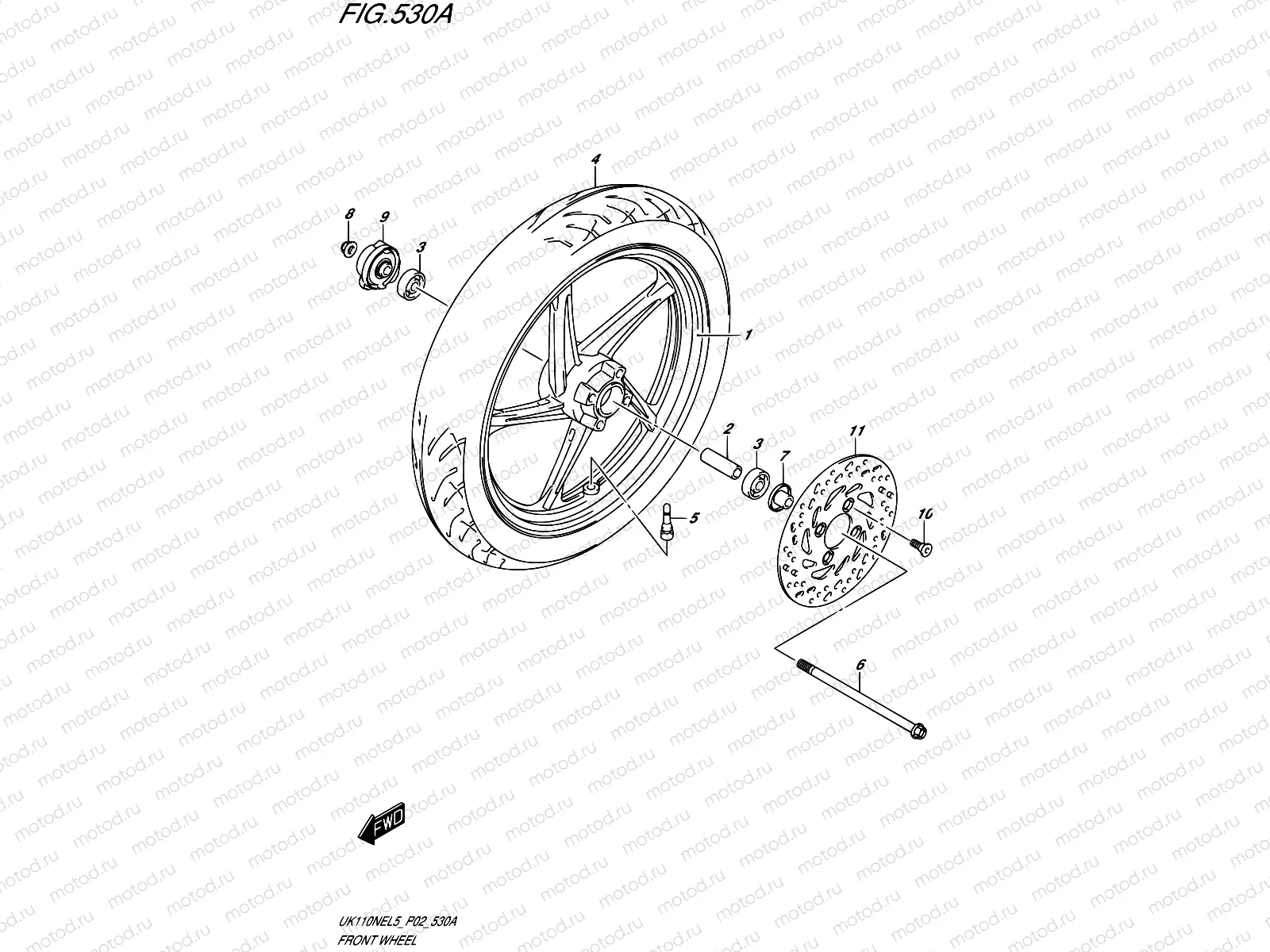 530A - FRONT WHEEL
