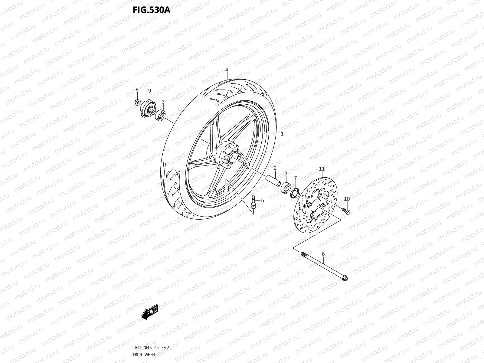 530A - FRONT WHEEL