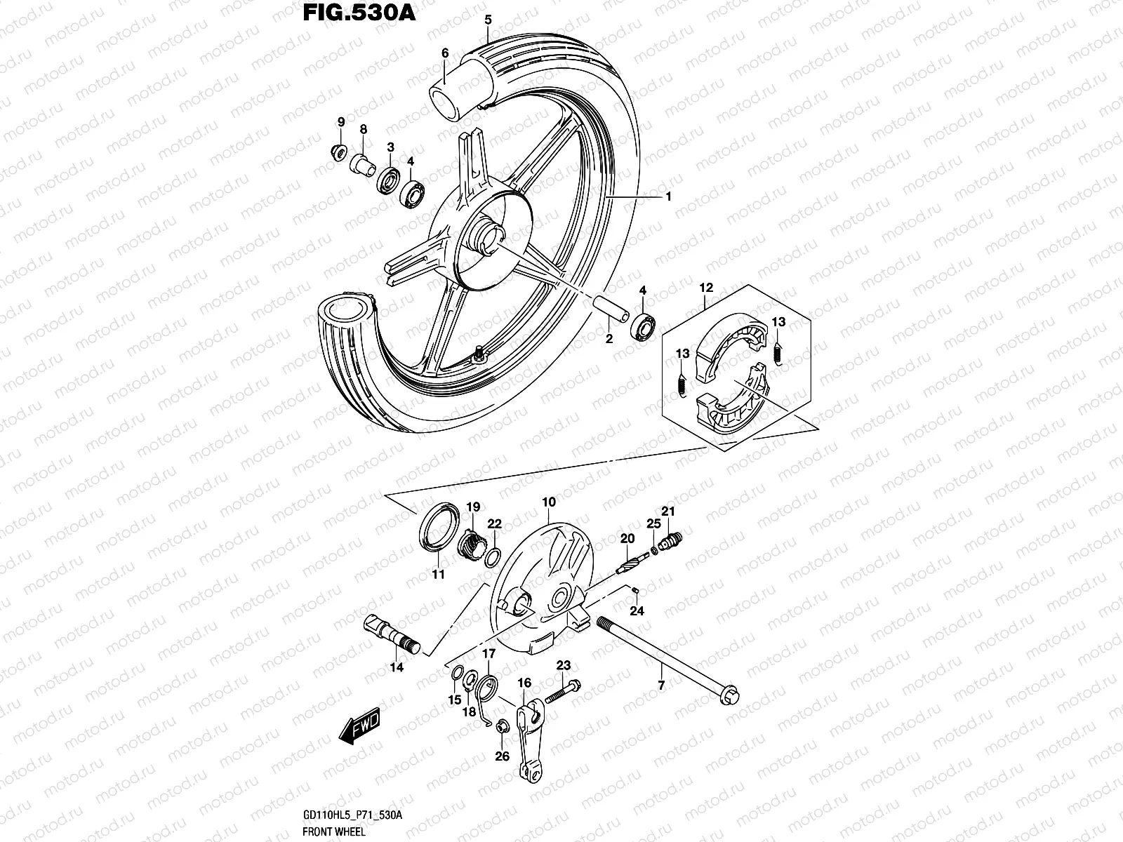 530A - FRONT WHEEL