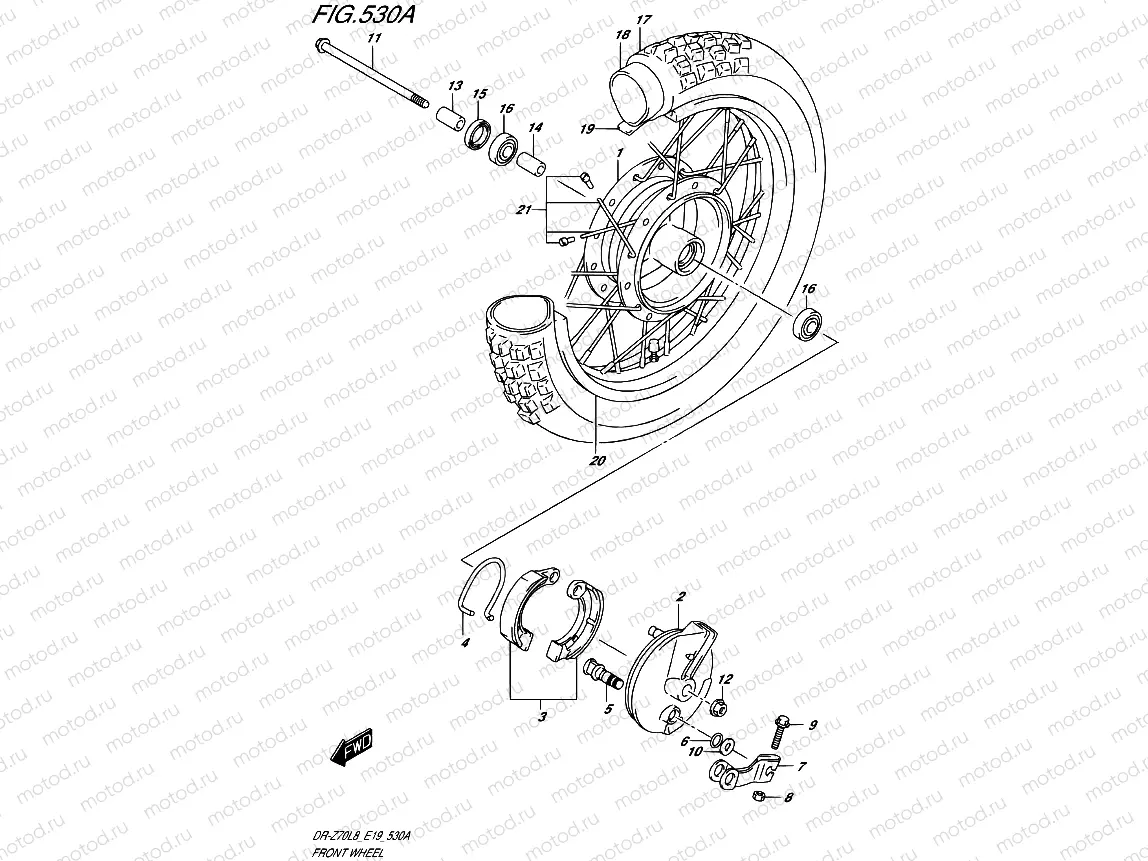 530A - FRONT WHEEL