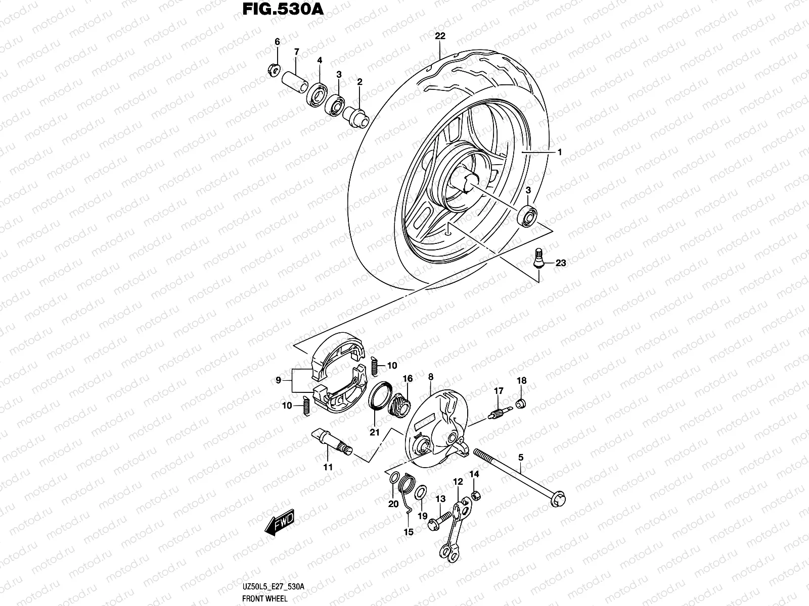 530A - FRONT WHEEL