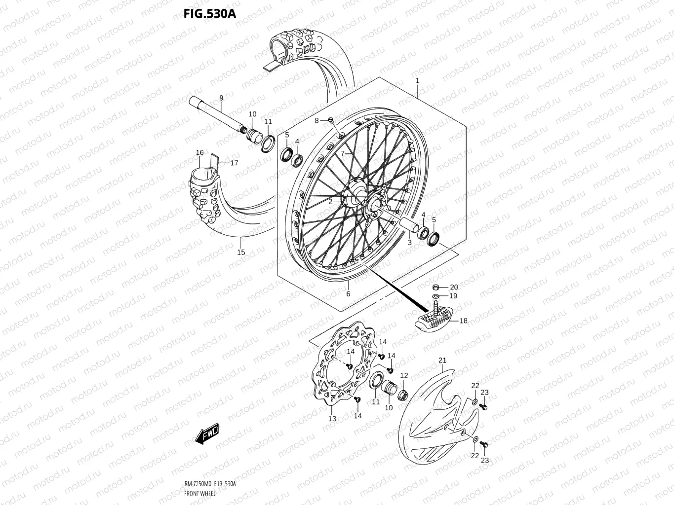 530A - FRONT WHEEL